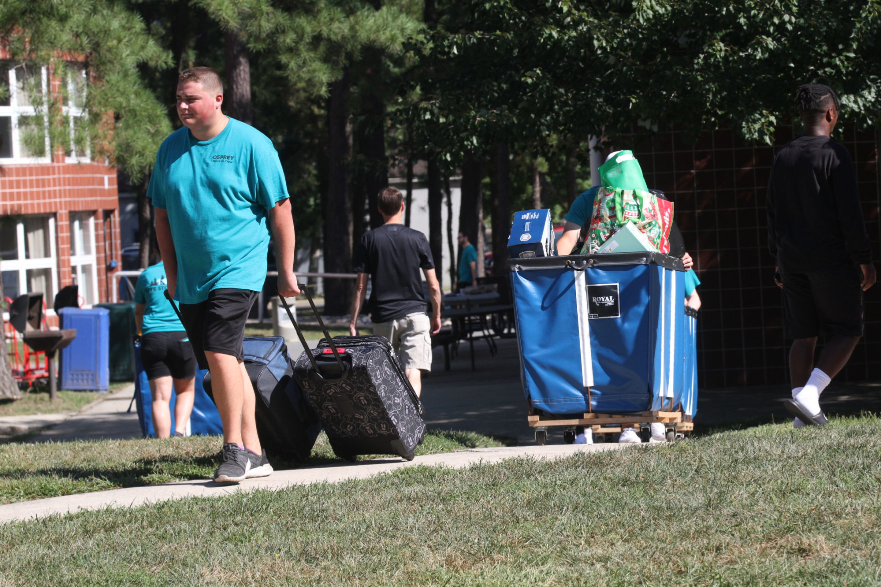 Stockton move in day